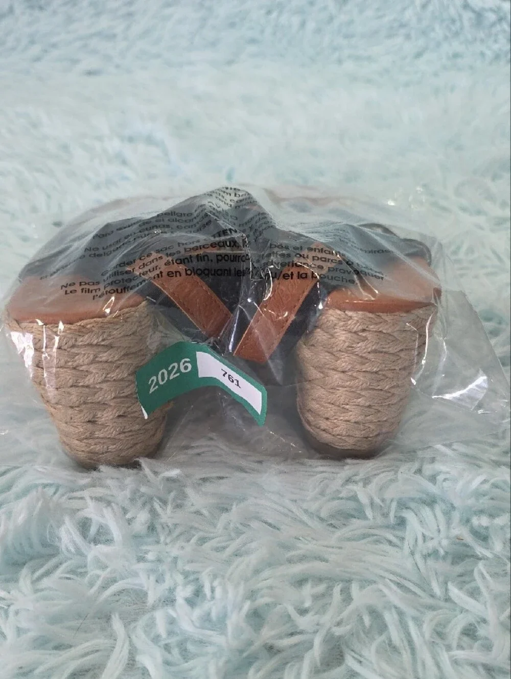 Tommy Bahama Sakura‎ Black Elastic Espadrille Wedge Sandals Size 8.5